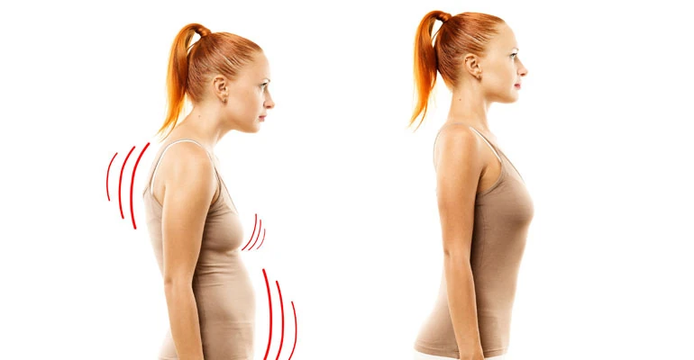 come migliorare la postura del collo delle spalle e della schiena